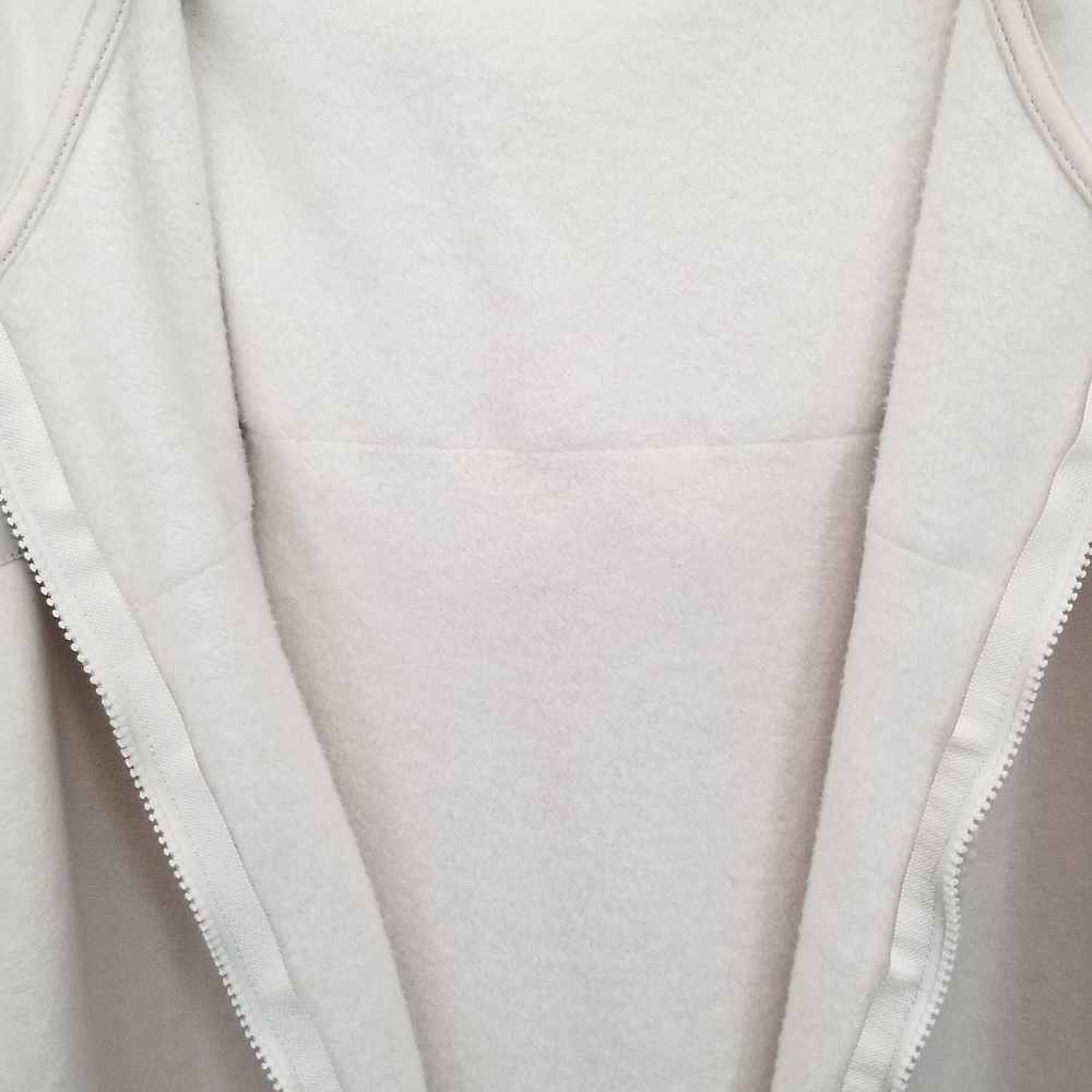 Old Navy Big & Tall Men's Lined Warm Cozy Zip Up Hooded Sweatshirt Cream XXLT - Picture 5 of 6